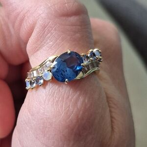 Bomb Party Gold Ring Size 7